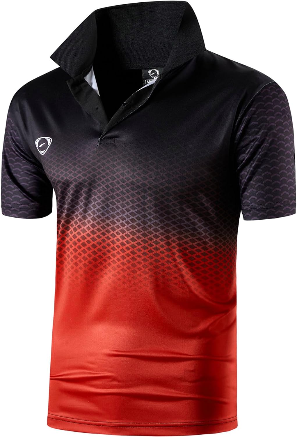 jeansian Men's Sport Outdoor Quick Dry Fit Short Sleeves Polo Tee Shirt Tshirt T-Shirt Tops Golf Tennis Bowling LSL195