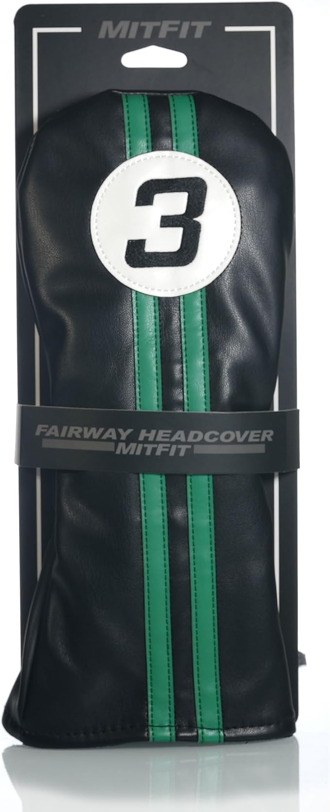 Single Headcover, Easy Slip-On Easy-Off Golf Club Head Cover, Fleece Lined by MitFit