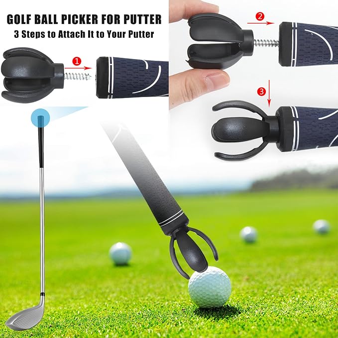 Golf Ball Retriever for Water Telescopic, 9Ft/12Ft Stainless Steel Ball - Image 7