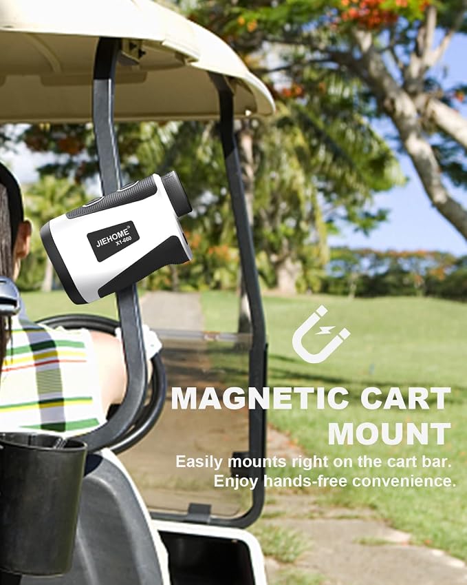 X1 Golf Rangefinder with Slope, Flagpole Lock and Vibration, 660/1100YDS Laser - Image 5