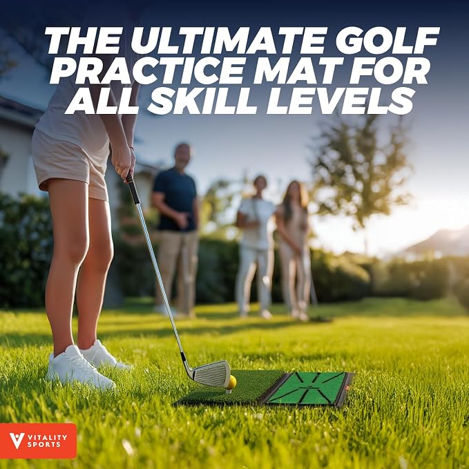 Golf Hitting Mat, Durable Artificial Grass Golf Mats - Image 5