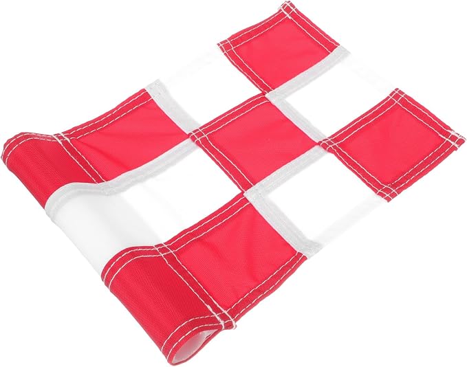 YARNOW Golfing Training Flag for Practice Court Checkered Red and White Golf by YARNOW