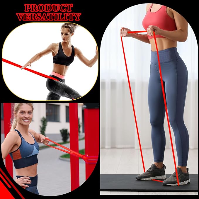 8 Pcs Resistance Bands Pull up Bands Pull up Assistance Bands Exercise Workout - Image 3