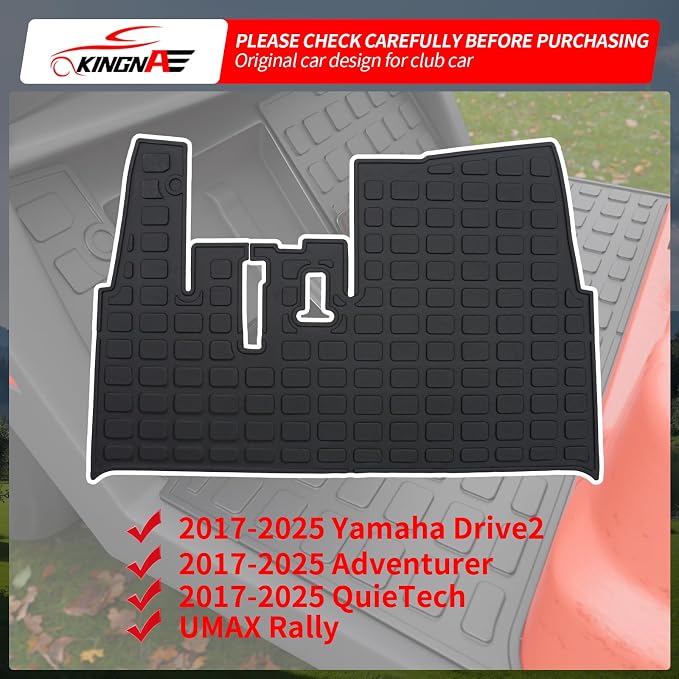 Floor Mats Compatible with 2017-2025 Yamaha Drive2 and UMAX Rally TPE All - Image 5
