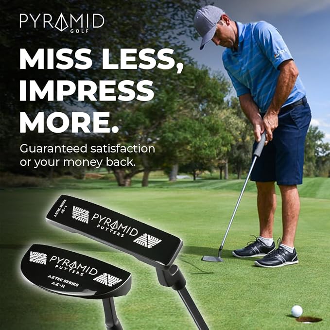 Pyramid Golf Putter for Improved Accuracy & Consistency – Gear Effect Grooves - Image 5