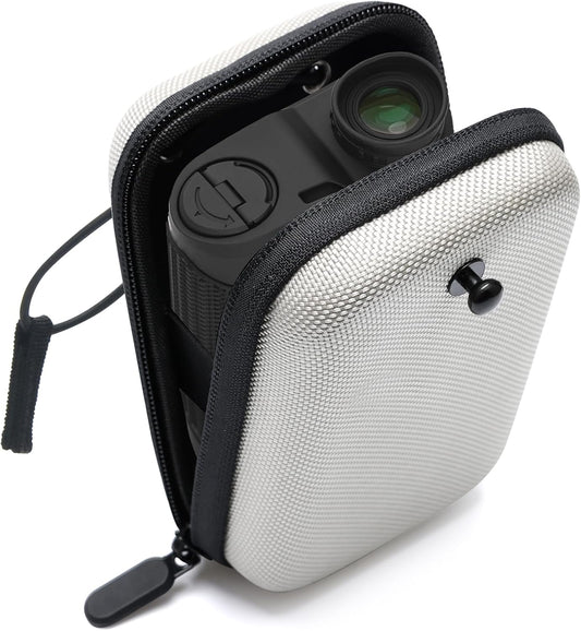 Golf Rangefinder Hard Shell Case, Hard Golf Rangefinder Case Universal Range Finder Carry Bag (Green+Black)