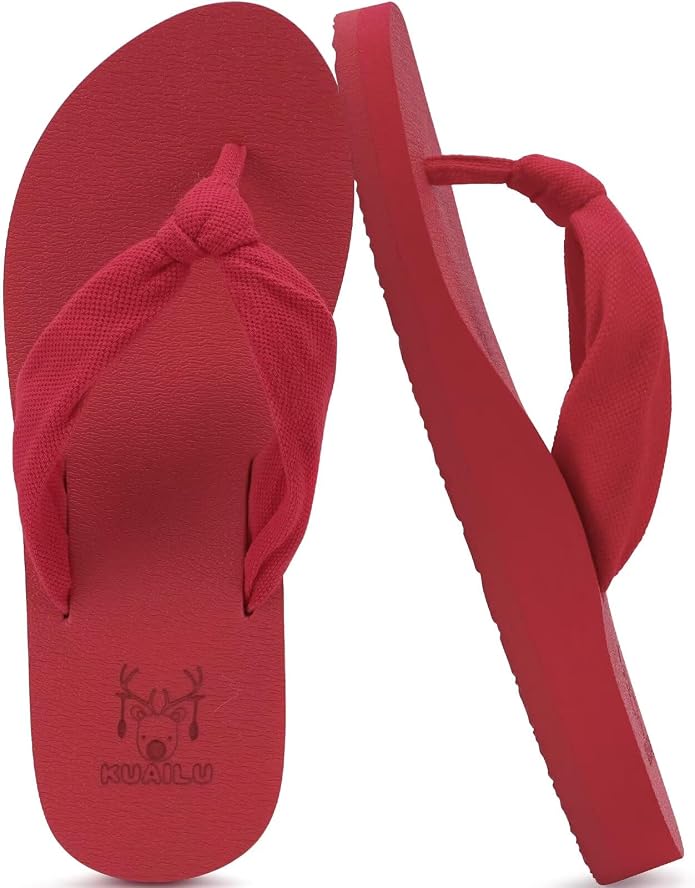 KuaiLu Flip Flops for Women by KuaiLu