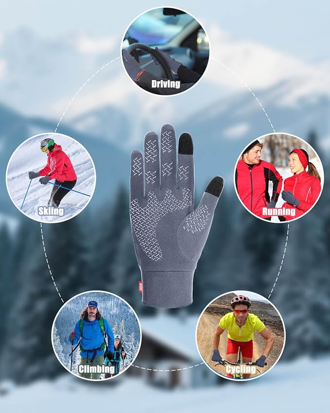 Aegend Lightweight Winter Gloves - Image 5