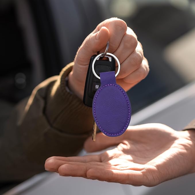 LaserGram Oval Keychain, Disc Golf, Personalized Engraving Included - Image 7