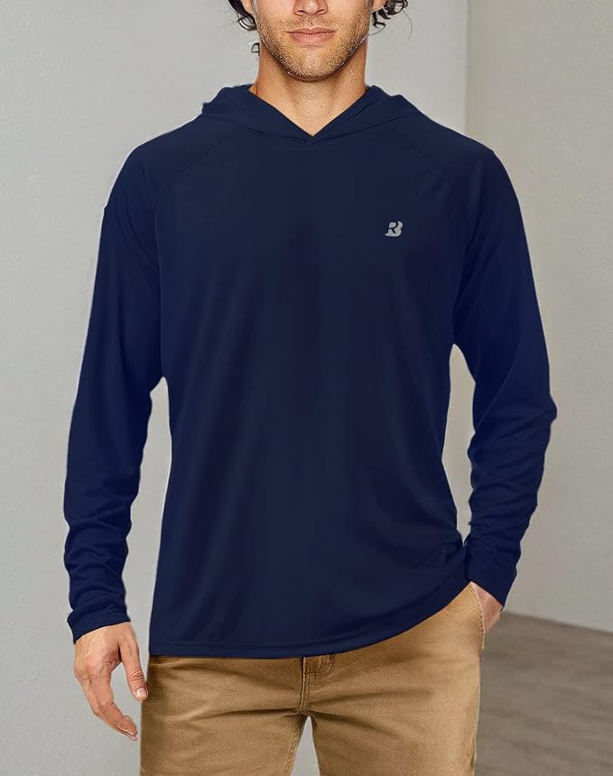 Roadbox UPF 50+ Fishing Shirts for Men, Long Sleeve UV Sun Protection Hoodie - Image 6