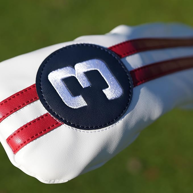 Single Headcover, Easy Slip-On Easy-Off Golf Club Head Cover, Fleece Lined - Image 3