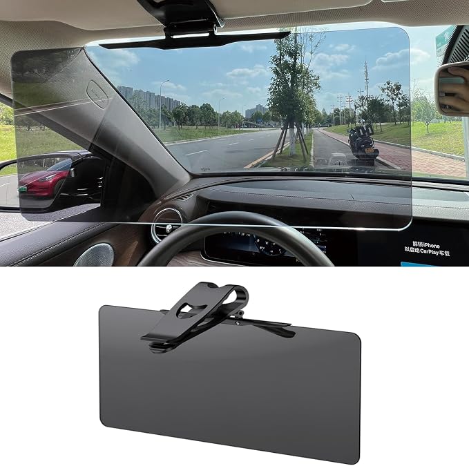 Sun Visor Extender for Cars, Polarized Car Visor Extender Sun Blocker, - Image 2