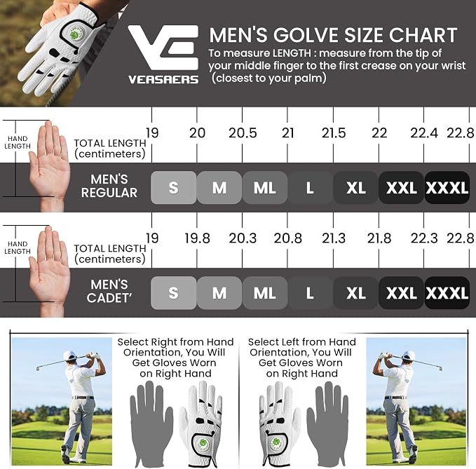 Golf Gloves Men Leather Value 1 Pair - Image 6