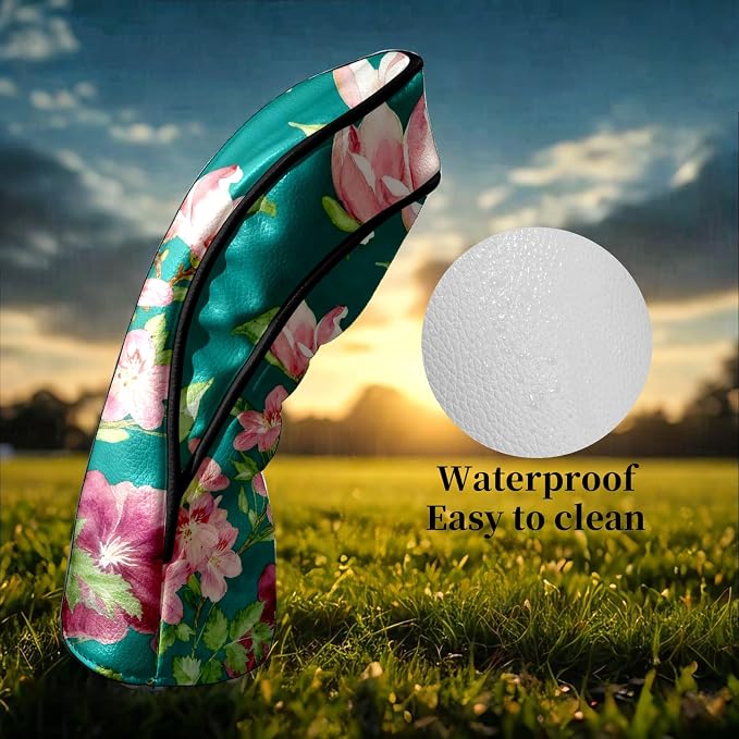 Golf Head Covers Leather Driver Headcover, Premium Golf Club Covers - Image 9