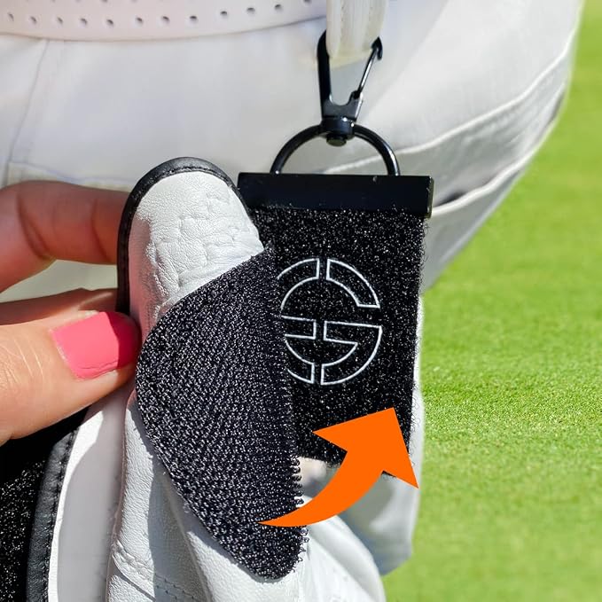 Golf Glove Holder 2Pc- Both Sides Loop Grabber Keeper- Golf Gifts-Easy to Carry - Image 3