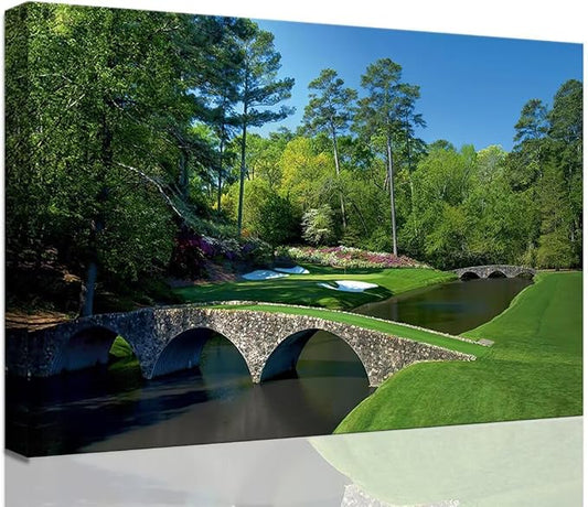 chenchenArt Augusta National Golf Course Wall Art by chenchenArt