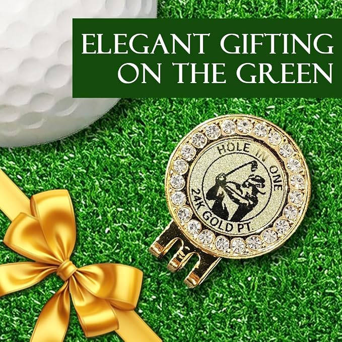 24K Gold Plated Golf Ball Marker - Image 2