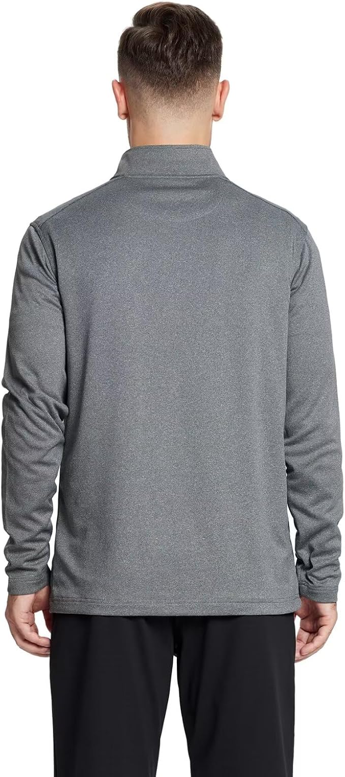 M MAELREG Quarter Zip Golf Pullover Men Dry Fit Long Sleeve Performance Wicking - Image 3