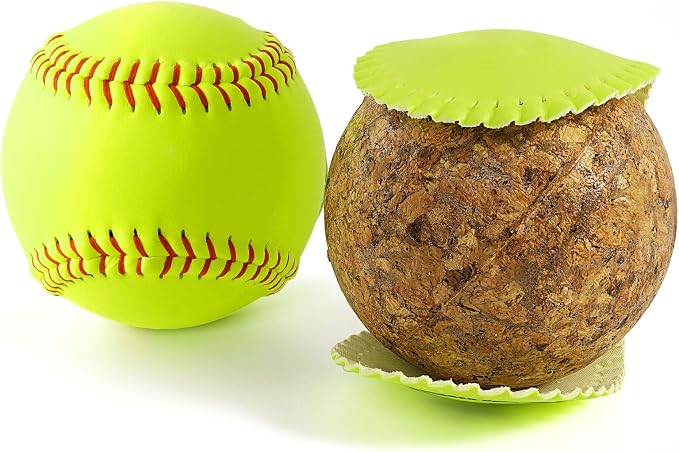 4Pack Softball 12 Inch Slow Pitch Official Size and Weight Autograph Softball - Image 3
