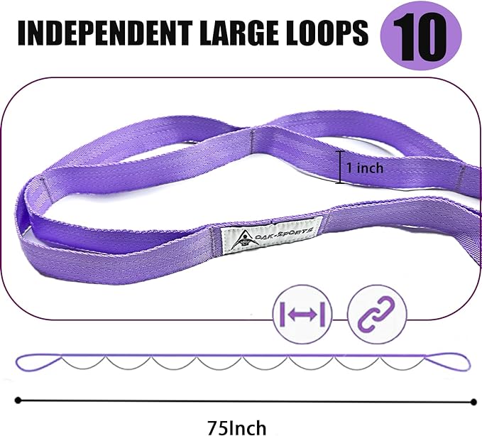 Stretching Strap Yoga Strap - Image 3