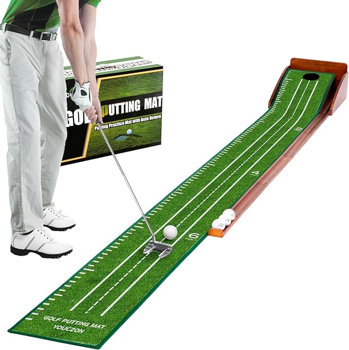 Putting Green Indoor, Golf Putting Mat by YOUCZON
