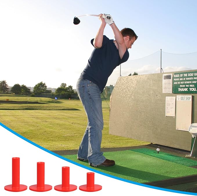PATIKIL Rubber Golf Tees, Tall Practice Training Driving Range Tee Stable Ball - Image 4