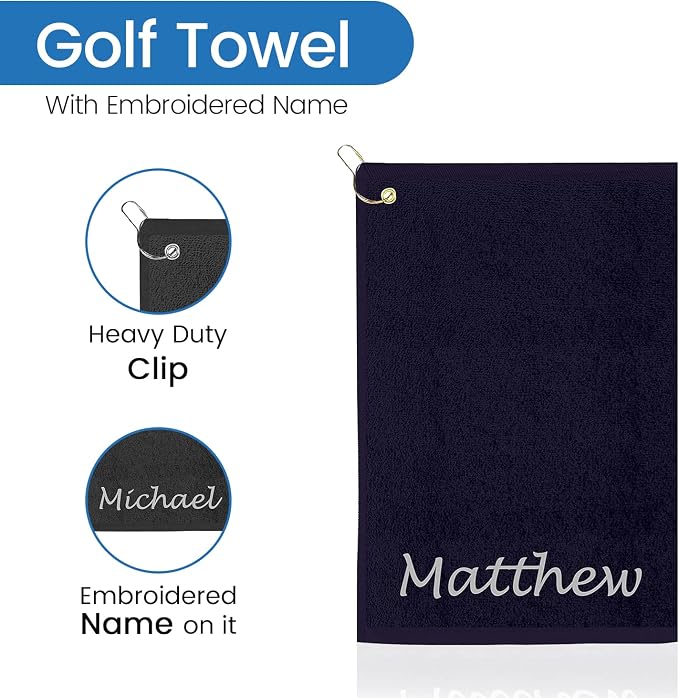 Personalized Passion Golf Towel - Image 2