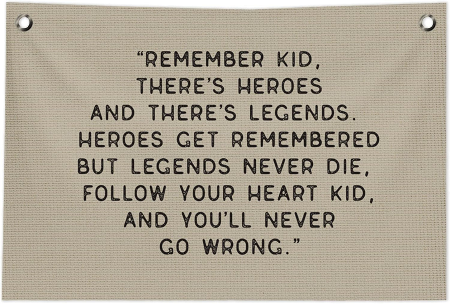 Inspirational Nursery Wall Decor, Boy Nursery Decor Canvas Banner, Motivational Hanging Banner Flag Wall Art Decor for Kids Boys Room Bedroom Playroom, 20x30 in
