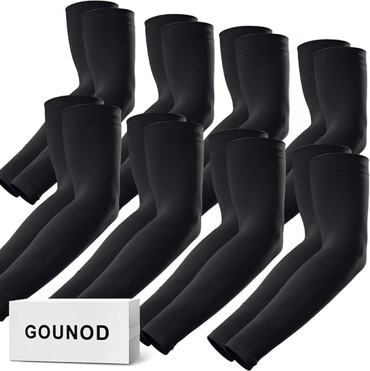 GOUNOD Arm Sleeves for Men Women, Compression Sleeves to Cover Arms for Men by GOUNOD
