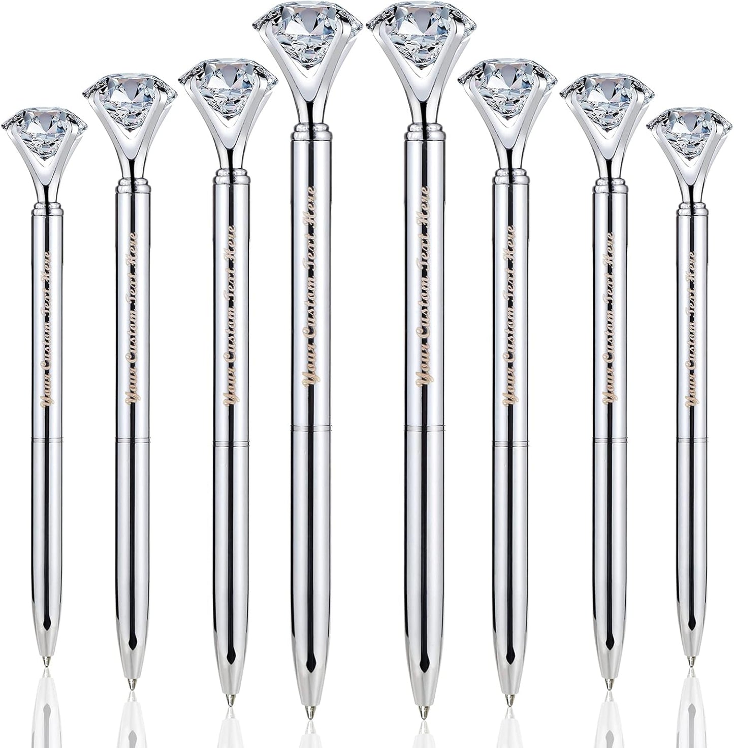 20 PCS Diamond Pens Big Crystal Diamond Ballpoint Pen Bling Metal Ballpoint Pen Offices and Schools