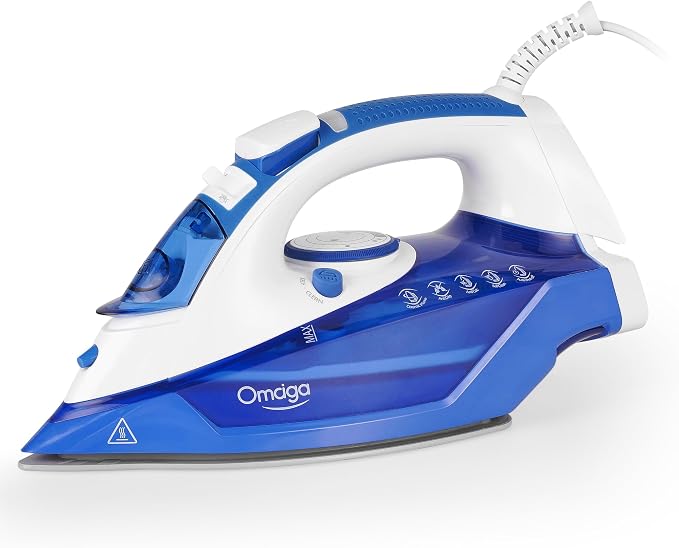 Steam Iron for Clothes, 1500W Clothes Iron by OMAIGA
