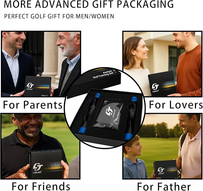 Golf Grip Trainer 2 Pack with Swing Correcting Arm Band, Golf Training Aid - Image 7