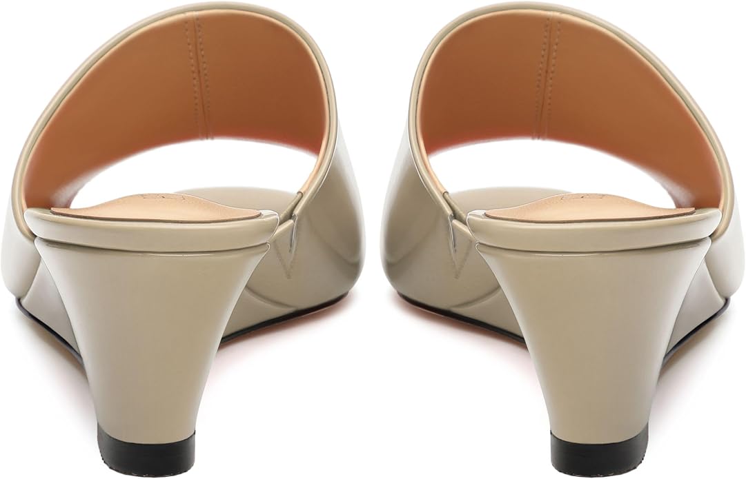 Wedge Sandals for Women Open Toe Wedge Heels Womens Matte High Heel Sandal - Image 4