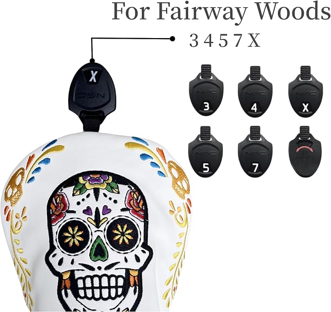 Golf Club Covers Set for Driver, Premium PU Leather Golf Accessories Cover Set - Image 6