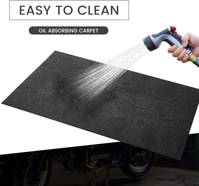 Tinideya 2 Pcs 32 x 60 Inch 3mm Thick Oil Spill Mat - Image 6