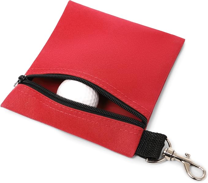 BuyAgain Golf Tee Pouch, 5.62 X 6.87 Inch Professional Zipper Golf Tee/Ball - Image 9