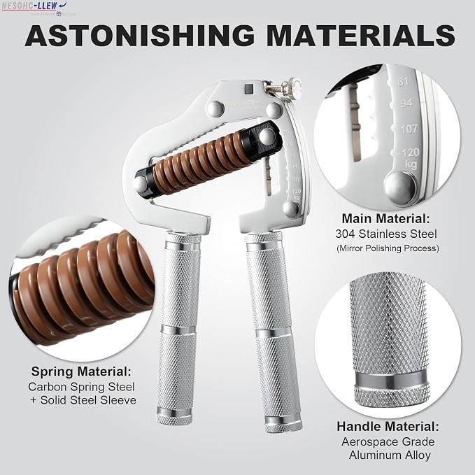 Adjustable Grip Strength Trainer: Premium 304 Stainless Steel Structure - Image 2