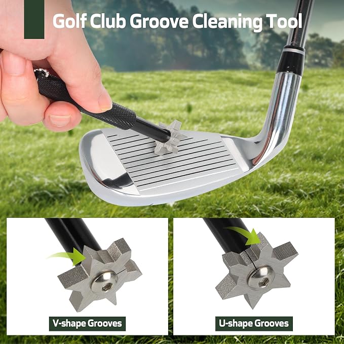 Golf Club Cleaning Kit with Golf Club Cleaner with Water Golf Towel Divot - Image 4