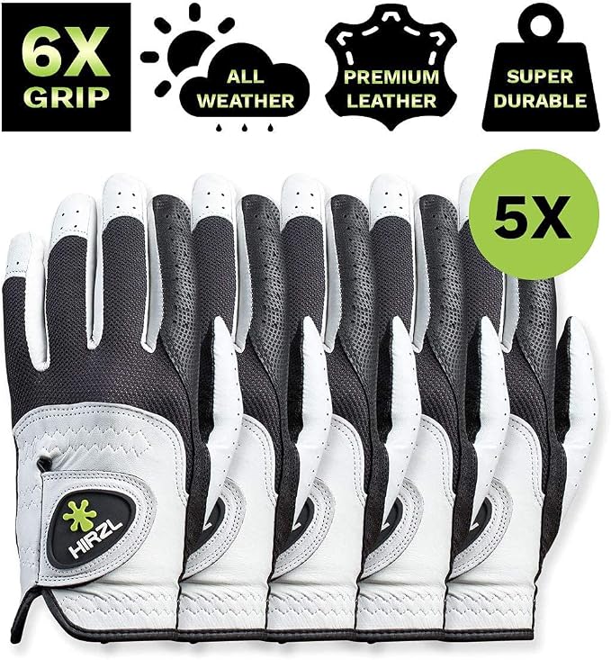 HIRZL Trust Control 2.0 Golf Gloves, All Weather Mens Golf Glove, Kangaroo - Image 3