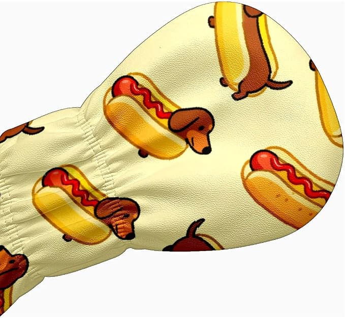 3 Pack PU Leather Golf Club Head Covers - Image 4