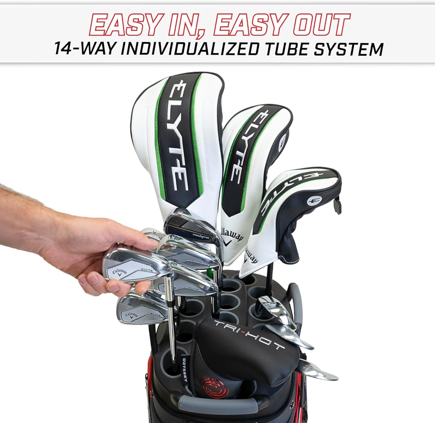 Izzo Ultimate Organizer Golf Cart Bag