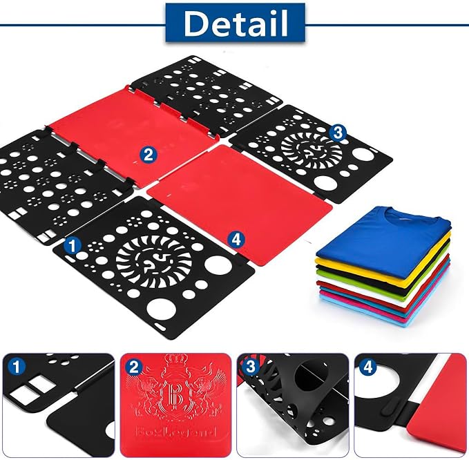 BoxLegend Version 3 Shirt Folding Board t Shirts Clothes Folder Durable Plastic - Image 7