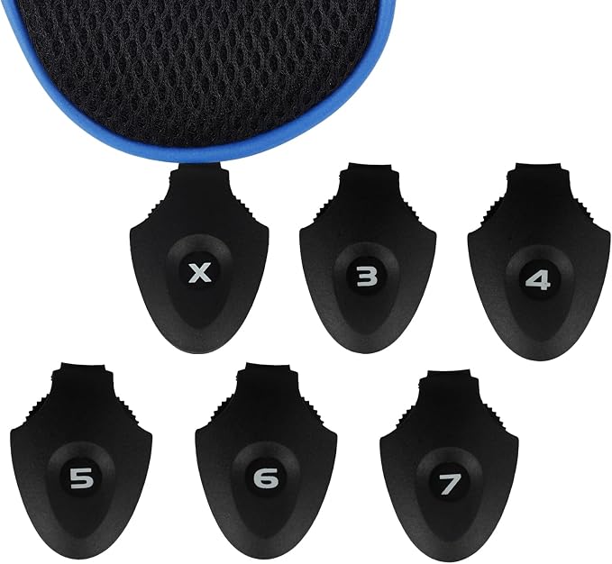 Andux 4 Pack Long Neck Golf Hybrid Club Head Covers Dial No. Tag CTMT-01 - Image 6