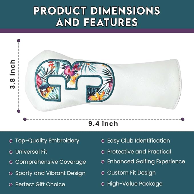 Syren Tropics Club Head Cover - Image 3