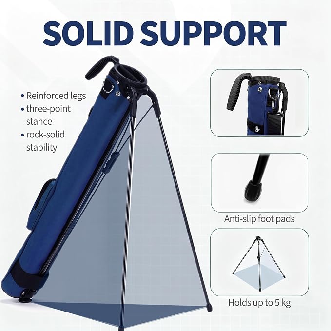 Lightweight Golf Stand Bag, Portable and Durable Golf Carry Bag - Image 8