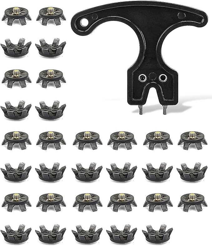 Golf Spikes Set, Includes 31 Pcs Soft Golf Cleats by Unknown