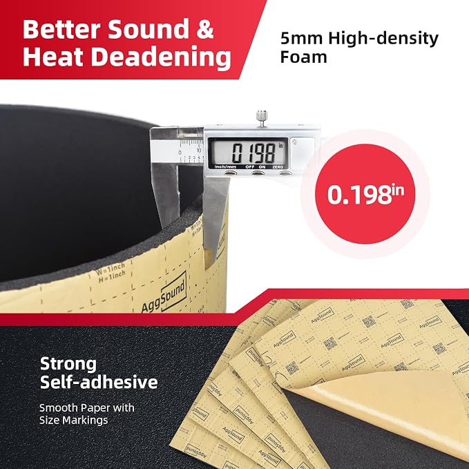 Sound Deadening Mat 197mil 9.95sqft - Image 3