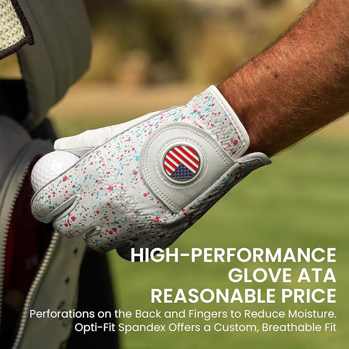 Golf Gloves Men All Premium Cabretta Leather 1 Pack - Image 4