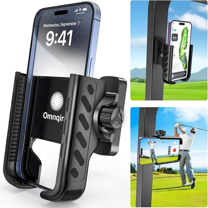 Golf Cart Phone Holder, 360° Adjustable Universal Golf Magnetic Phone Mount by Unknown