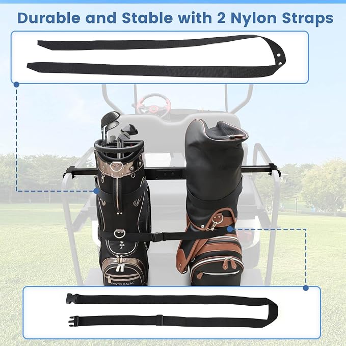 Golf Cart Rear Seat Bag Holder Bracket Attachment - Image 6